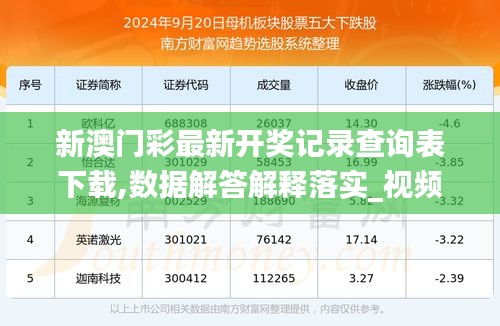 新澳六開彩開獎號碼記錄，探索與解析，新澳六開彩開獎號碼記錄解析探索