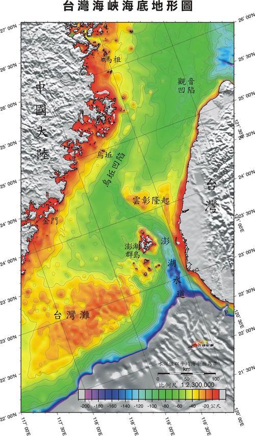 臺灣海峽及其地理位置，位于中國兩大省份之間的戰(zhàn)略要地，臺灣海峽，中國兩大省份間的戰(zhàn)略要地